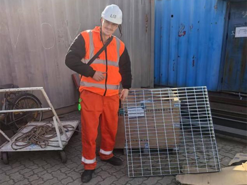 Derin deniz Kurtarma Gemisi Özel Basın Şeklinde Press Welded Çelik Izgara Projesi